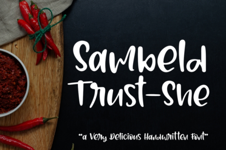 Sambeld Trust She Font Download