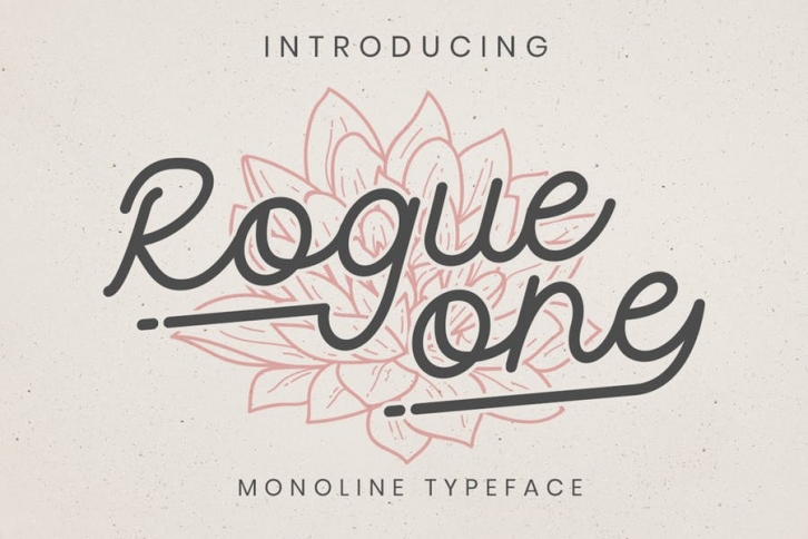 Rogue One - Monoline Script Font Download