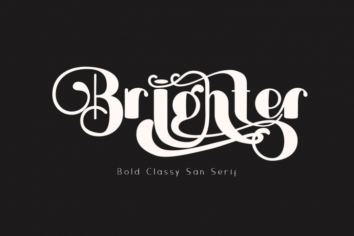 Brighter classy sans serif Font Download