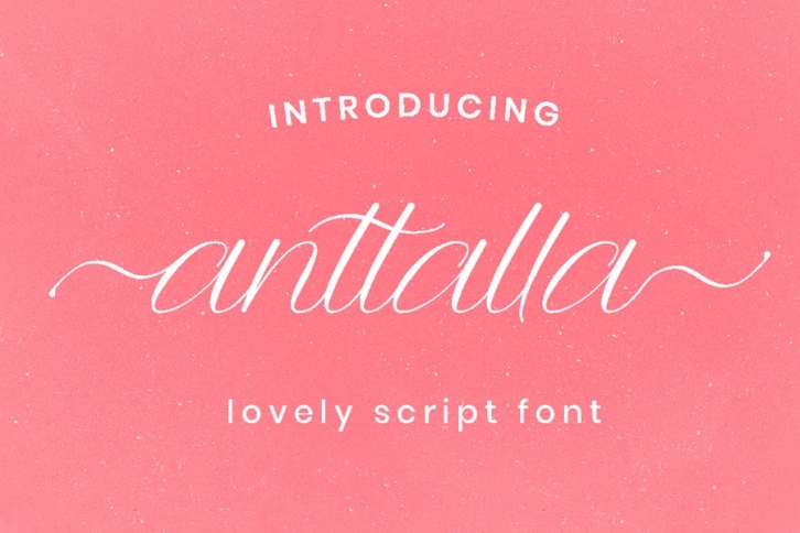 Anttalla - Script Font Font Download