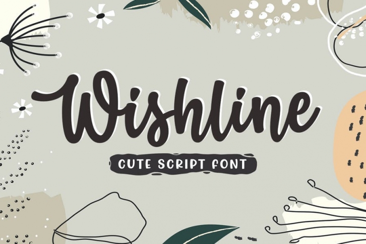 Wishline - Cute Script Font Font Download