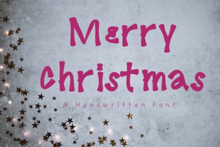 Merry Christmas Font Download