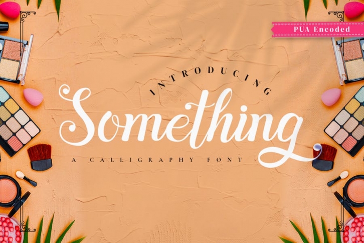 Something - Calligraphy Font Font Download