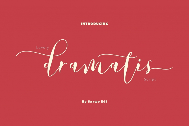 Dramatis Typeface Font Download