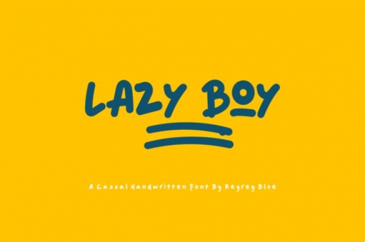 Lazy Boy Font Download