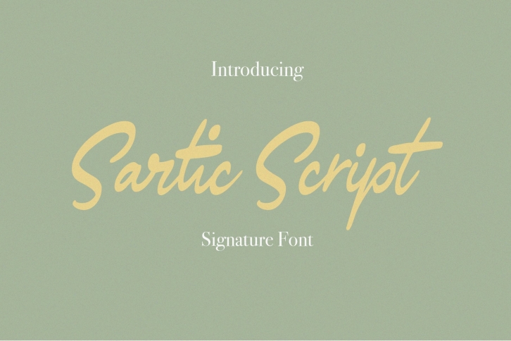 Sartic Script Font Download