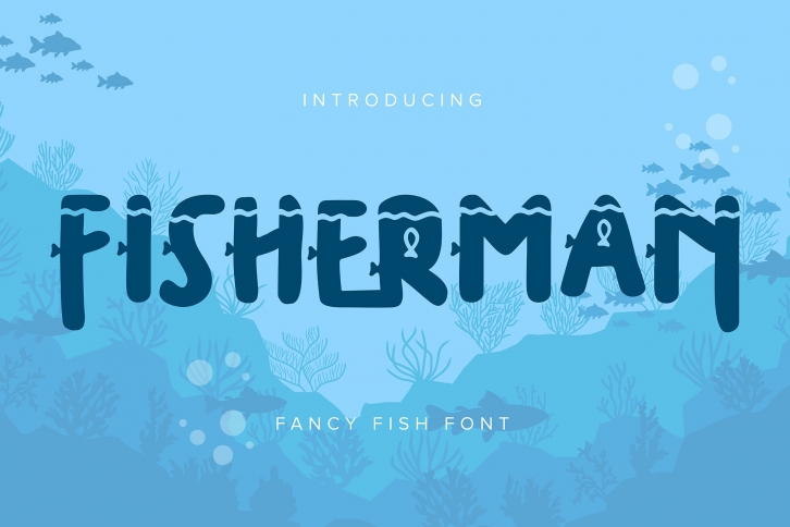 Fisherman | Fancy Fish Font Font Download