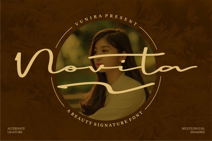 Novita | A Beauty Signature Font Font Download