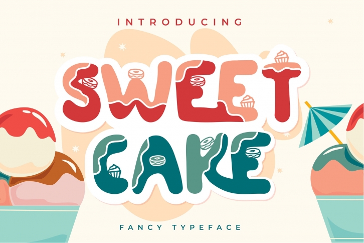 Sweet Cake | Fancy Typeface Font Download