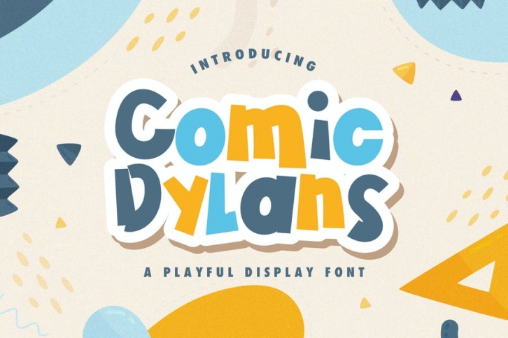 Comic Dylans - Playful Display Font Font Download