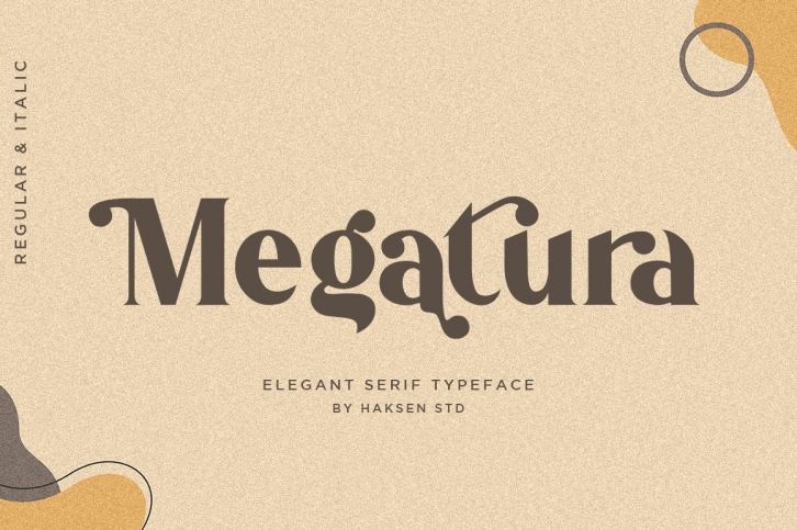Megatura  Elegant Serif Typeface Font Download