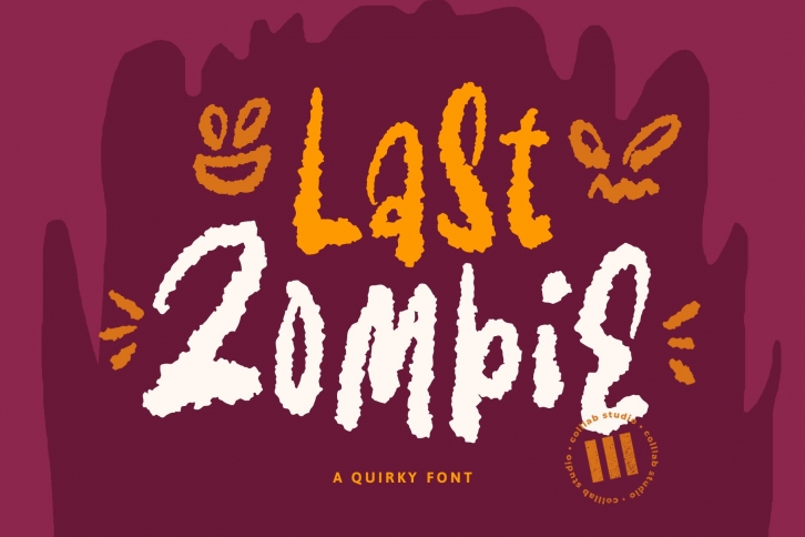 Last Zombie - A Quirky Font Font Download