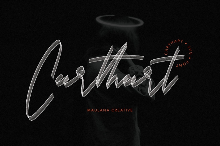 Carthart SVG Brush Font Font Download