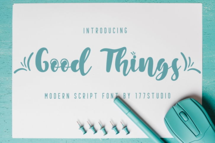 Good Things Font Download