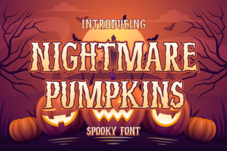 Nightmare Pumpkins Font Download