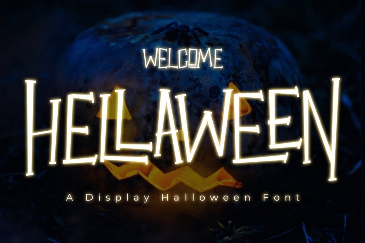 Hellaween | A Halloween Display Font Font Download