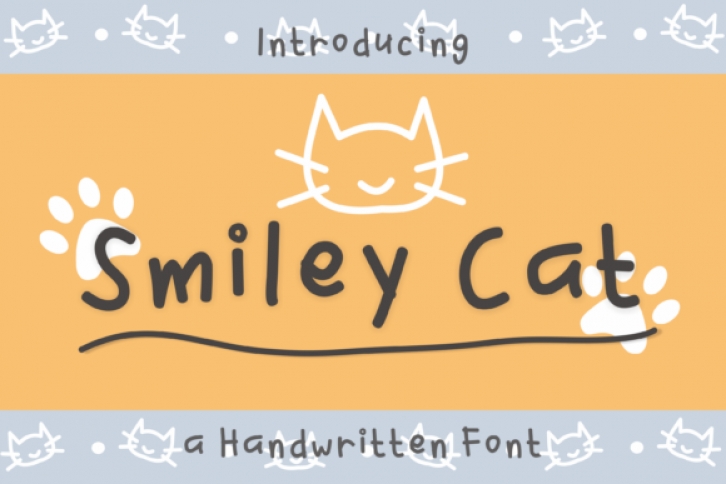 Smiley Cat Font Download