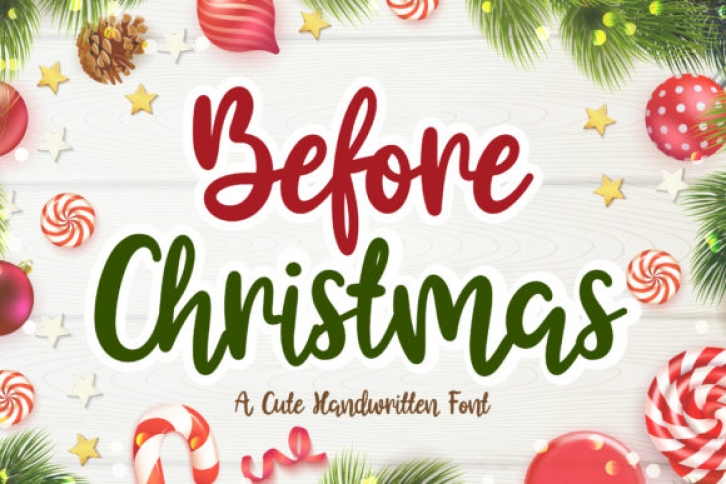Before Christmas Font Download
