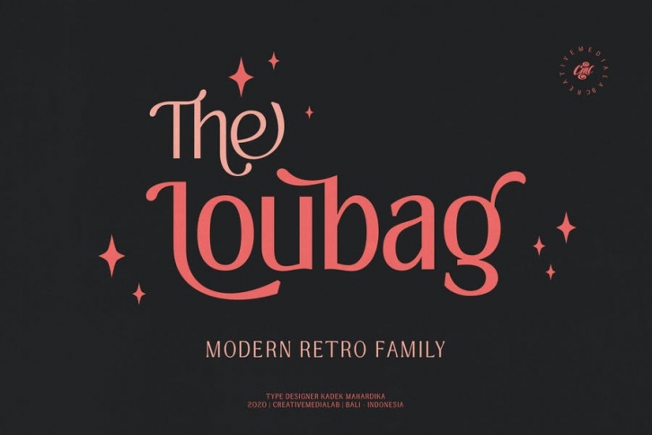 Loubag - Modern Retro Family Font Download
