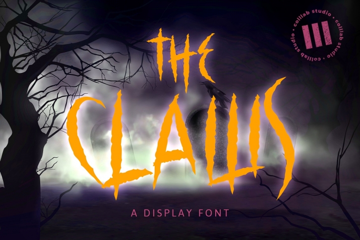 The Claws - A Display Font Font Download