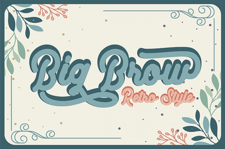 Big Brow Font Download