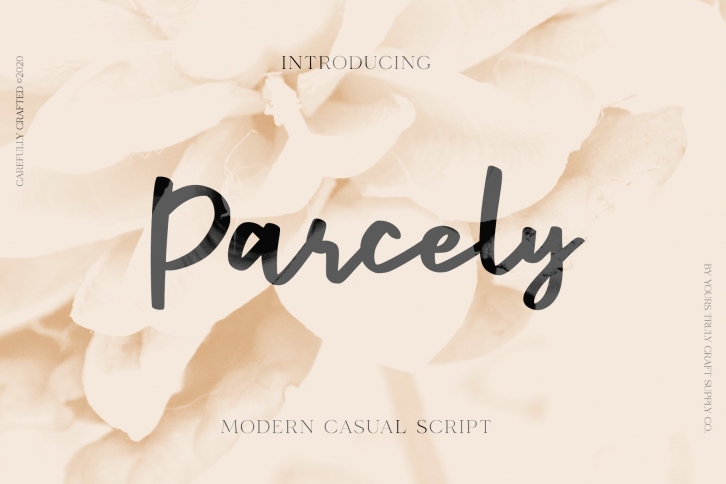 Parcely - Modern Casual Script Font Download