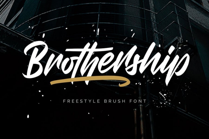 Brothership - Freestyle Brush Font Font Download