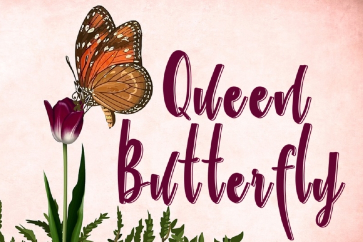 Queen Butterfly Font Download