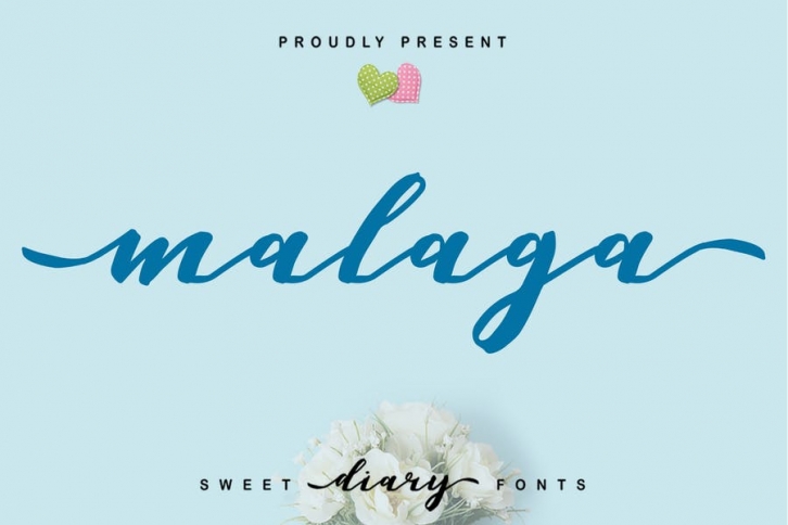 Malaga Diary Duo Fonts Font Download