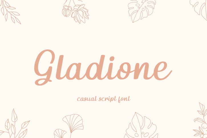 Gladione Script Font Font Download
