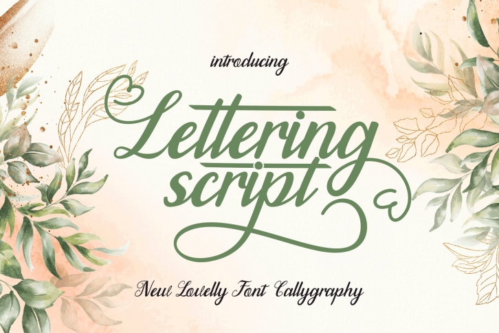 Lettering script Font Download
