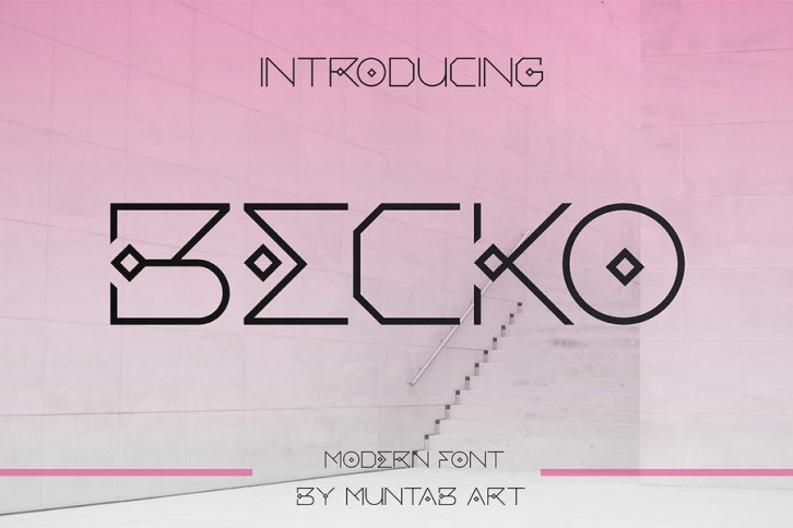 Becko | Future Sans Font Download