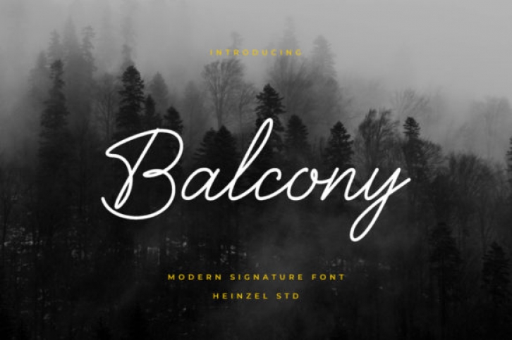 Balcony  Font Download