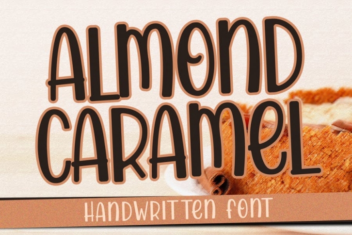 Almond Caramel - Handwritten Font Font Download