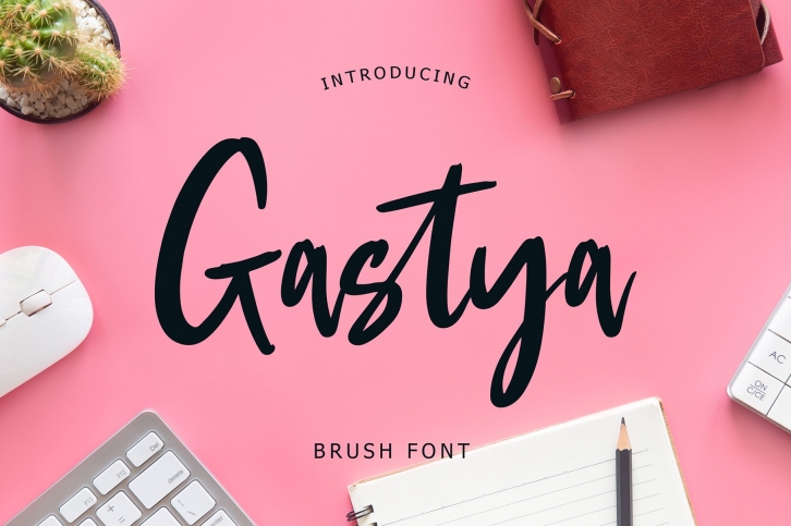 Gastya Brush Font Font Download