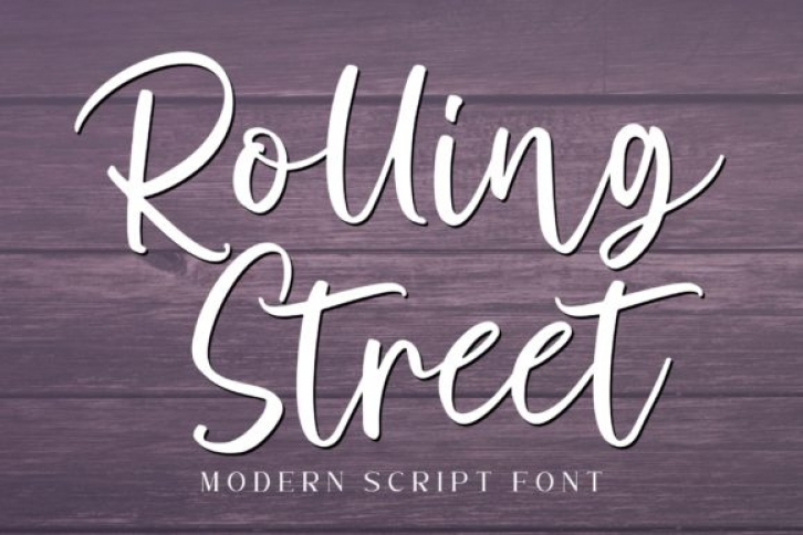 Rolling Street Font Download