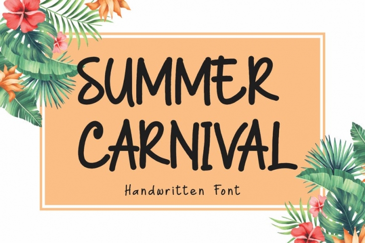 Summer Carnival - Handwritten Font Font Download