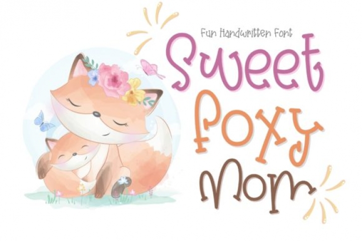 Sweet Foxy Mom Font Download
