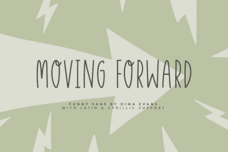 Moving Forward Font Download