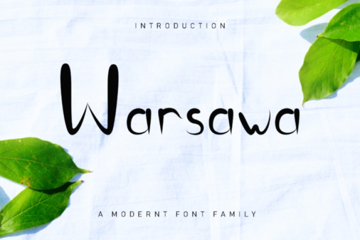 Warsawa Font Download