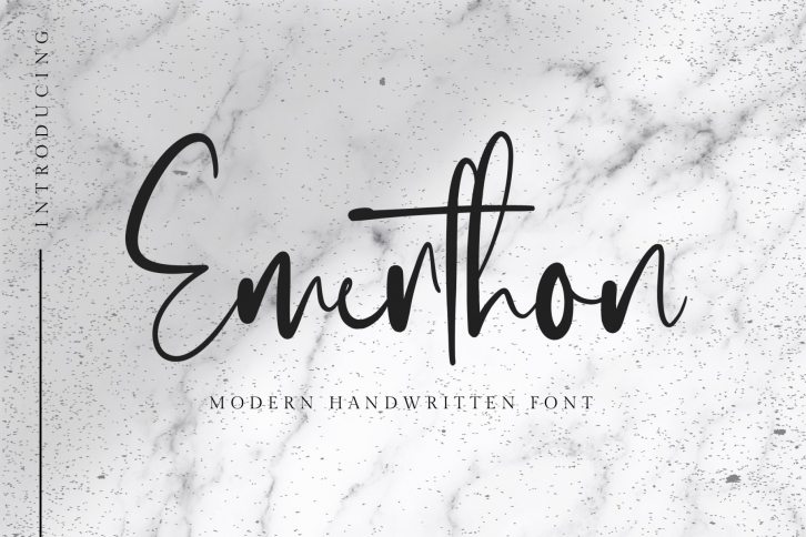Emerthon - Modern Handwritten Font Download