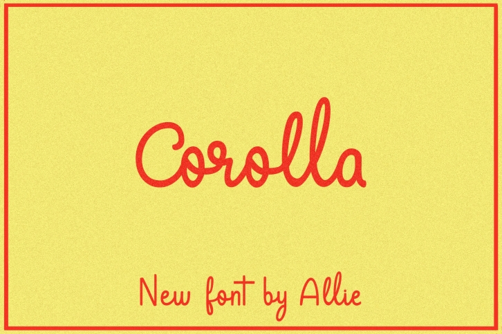 Corolla Font Download