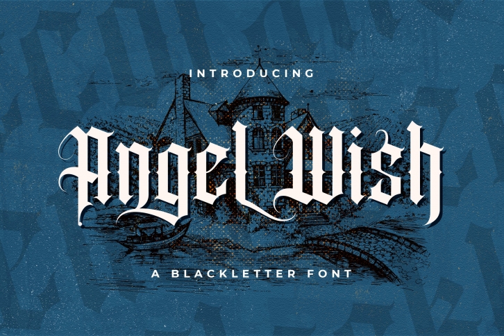 Angel Wish - Blackletter Font Font Download