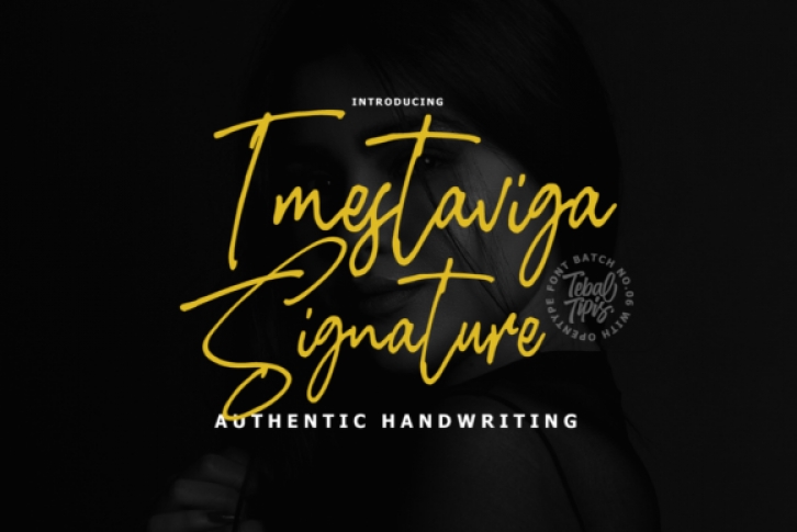 Imestaviga Signature Font Download