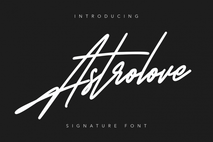 Astrolove Signature Font Font Download