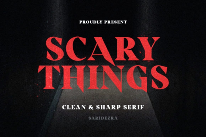 Scary Things Font Download
