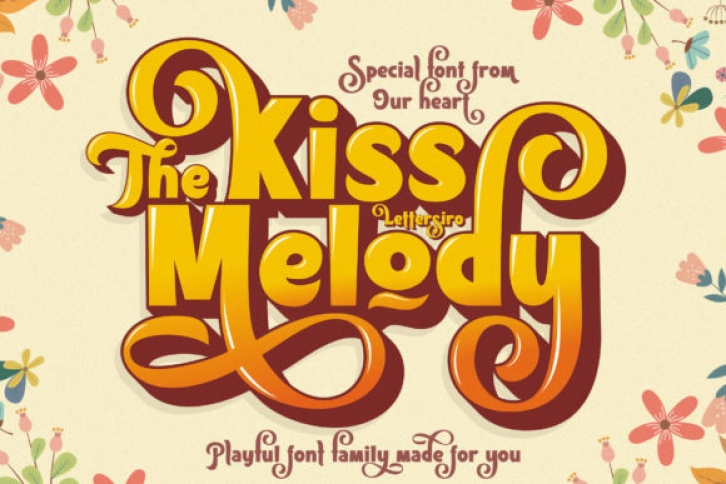 The Kiss Melody Font Download