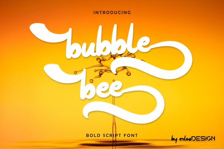 bubble bee font Font Download