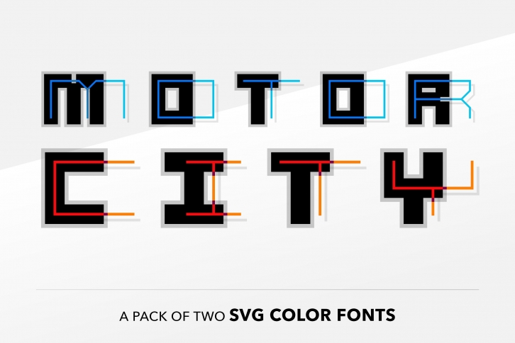 SB Motor - SVG Color Font Font Download