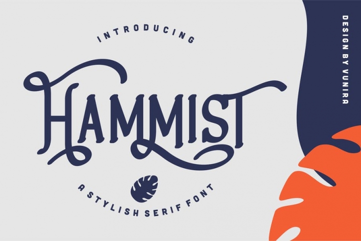 Hammist | A Stylish Serif Font Font Download
